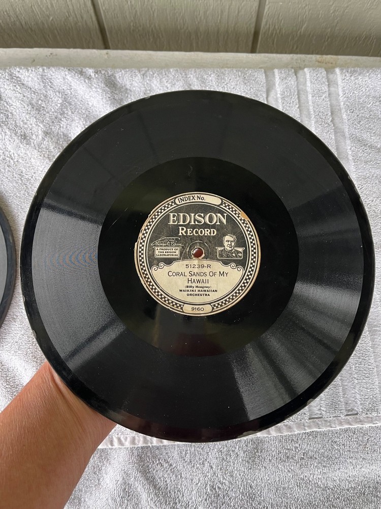 Edison Diamond Disc Records Pair