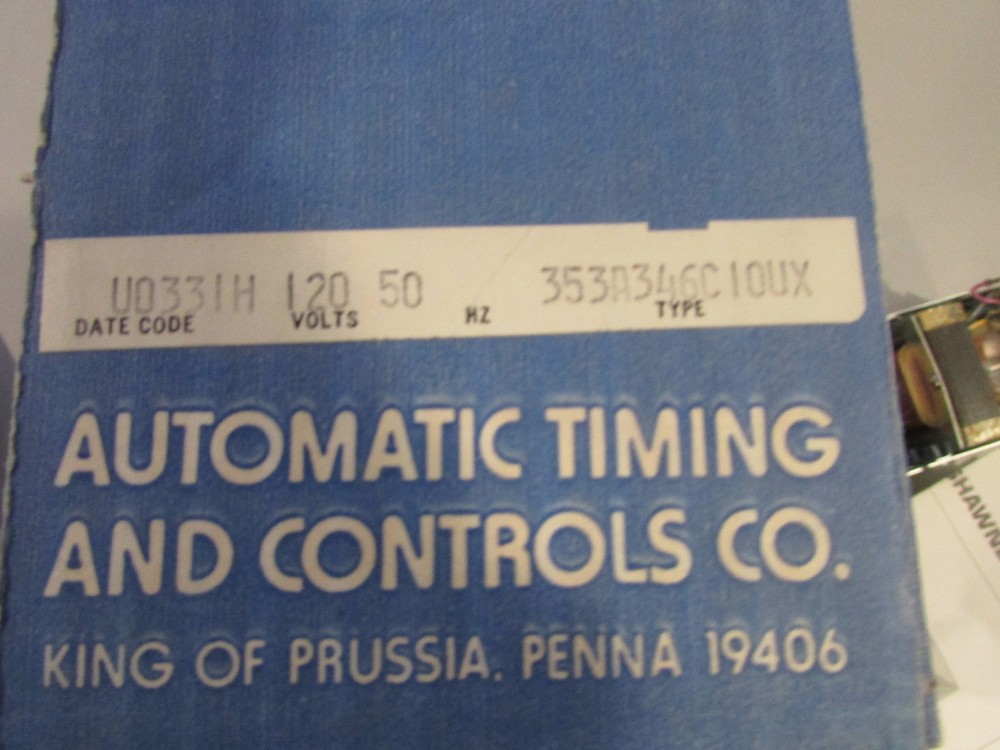 ATC 353A346C10UX Timer Series 353 Shawnee II IC Digital Programmable Timer.