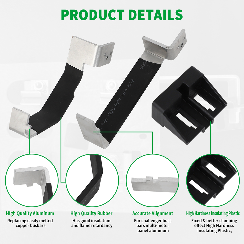 For Challenger Main Breaker Multi-meter Panel Buss Bars Insulator Kit Aluminum