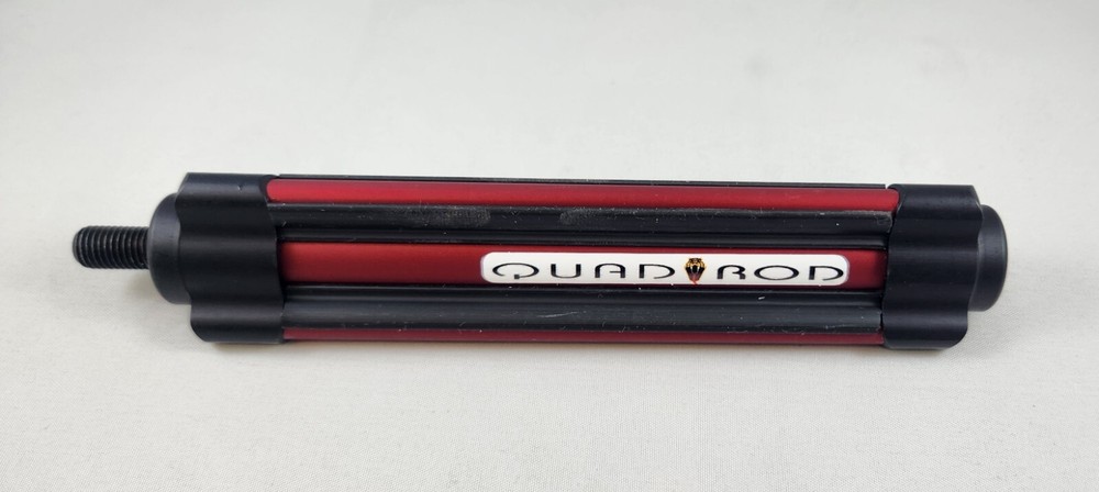 Viper Quad Rod Stabilizer 6" RED color threaded for additional weights