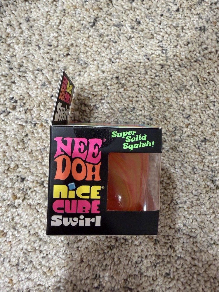 NWT NeeDoh Nice Cube Swirl Random Color