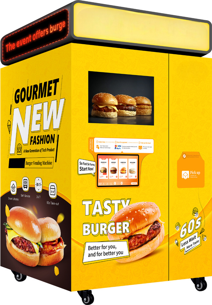 Automatic Microwave Food Vending Machine