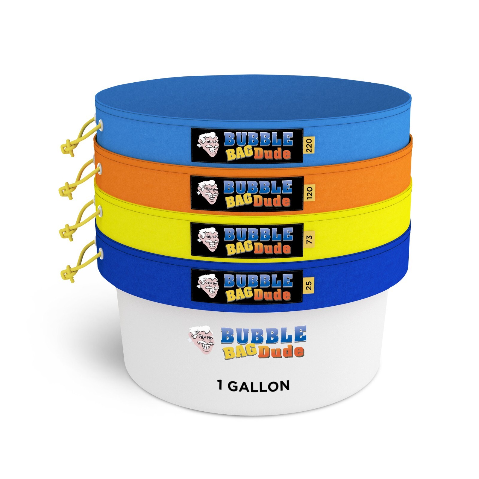 Bubble Bag BUBBLEBAGDUDE 1 GAL 4 Bag Kit Bubble Hash Bags Herbal Extractor Kit