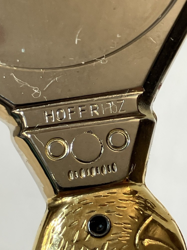 Brass Chicken Cigar Cutting Scissors Hoffritz Germany