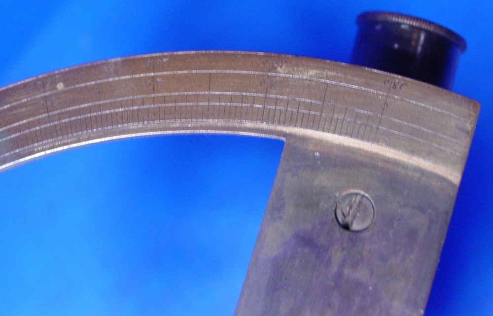 Circa 1890 likely French Double Scope Surveying Graphometer