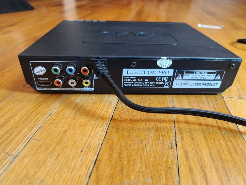 Electcom DVD Player ELC-1910 Works Great!