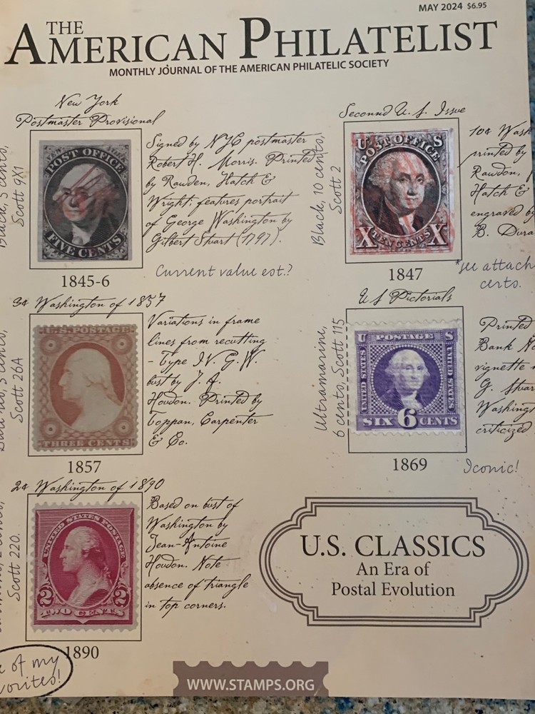 American Philatelist Magazine  2024,  May