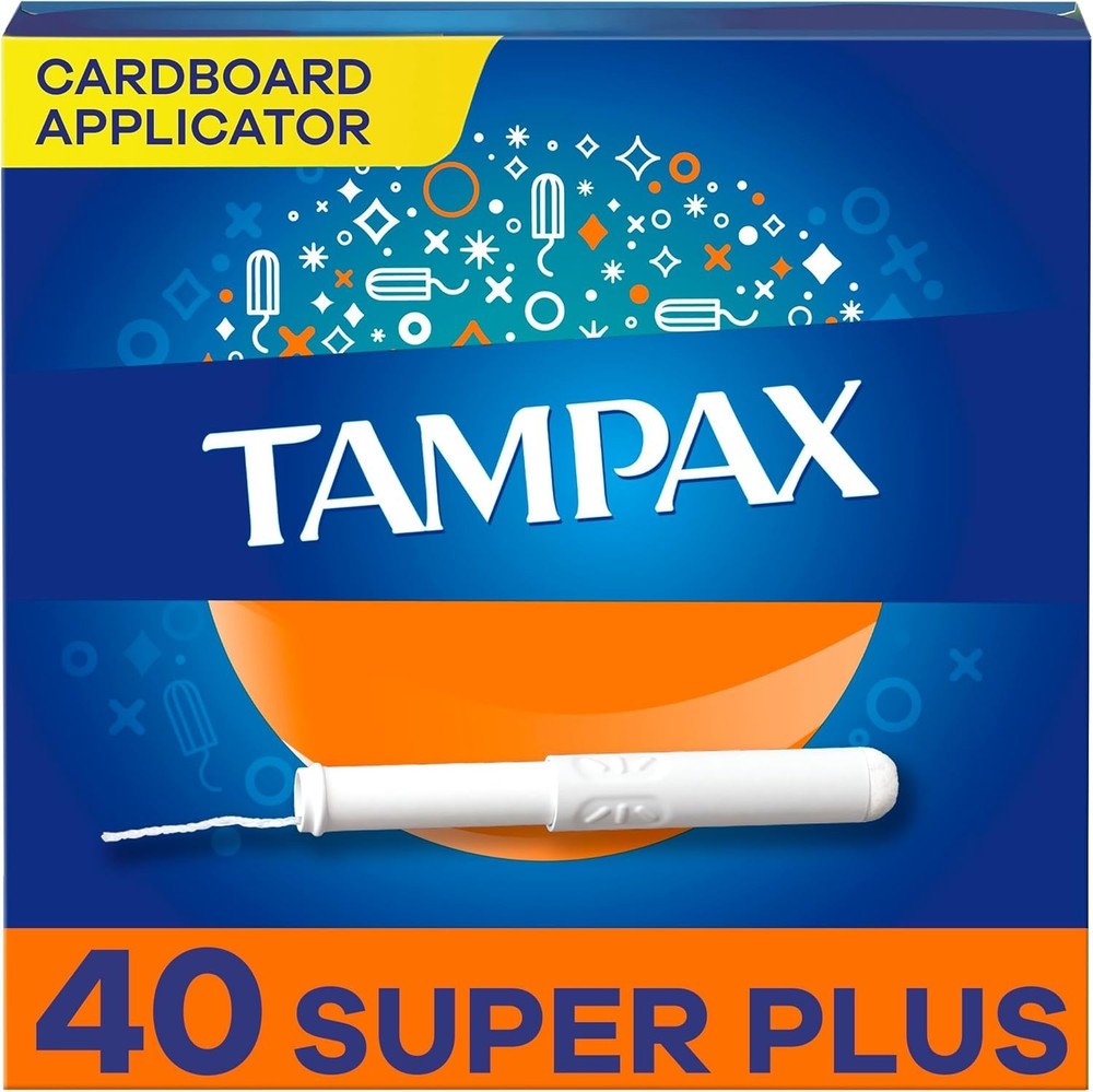 40 Count Unscented Biodegradable Tampons with Applicator - Super Plus Absorbency