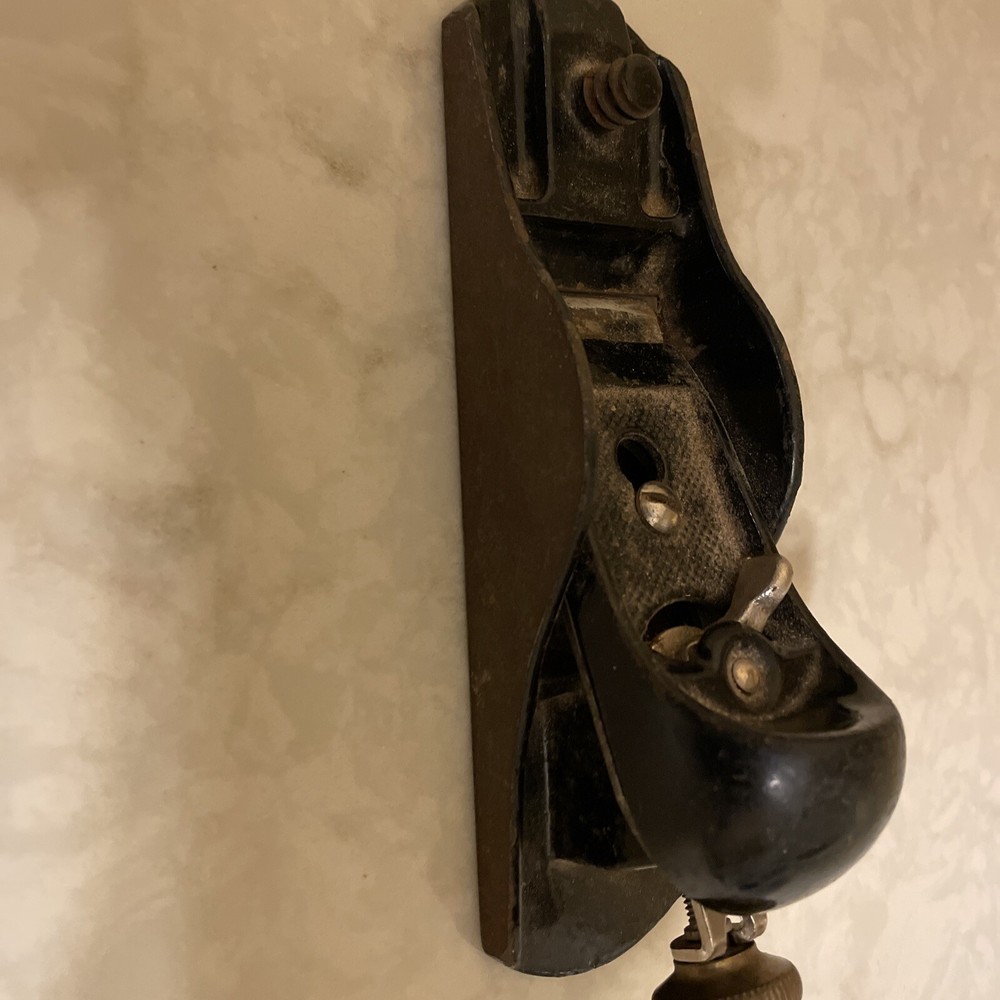 vintage block plane low angle woodworking tool adjustable