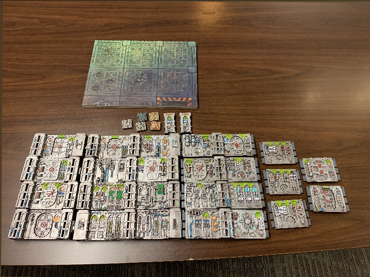 Warhammer 40k Boarding Actions Terrain *PAINTED*