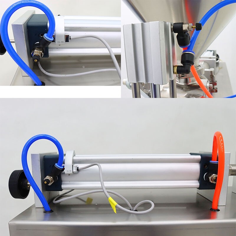 30ml-300ml Pneumatic Paste & Liquid Filling Machine Single Head Floor Type