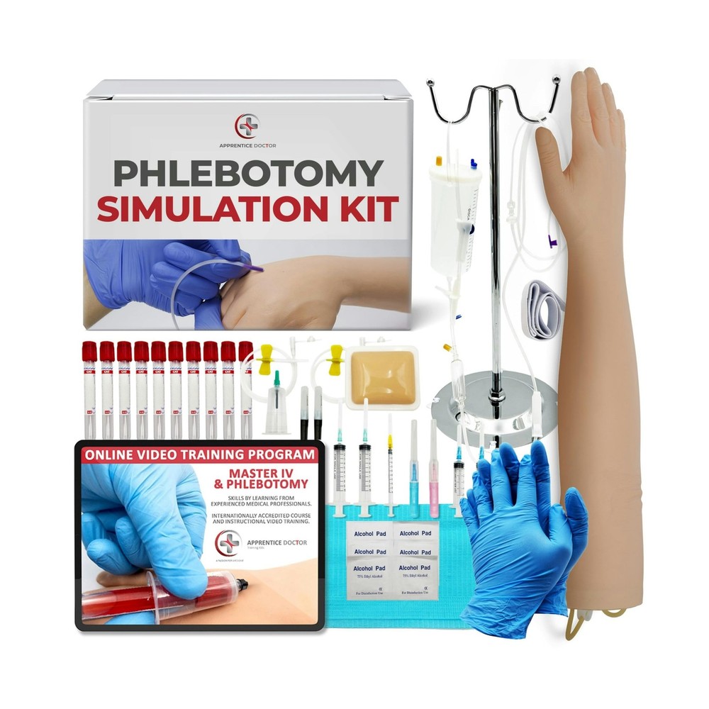 The Apprentice Doctor Phlebotomy Practice Kit – Complete Phlebotomy Traini