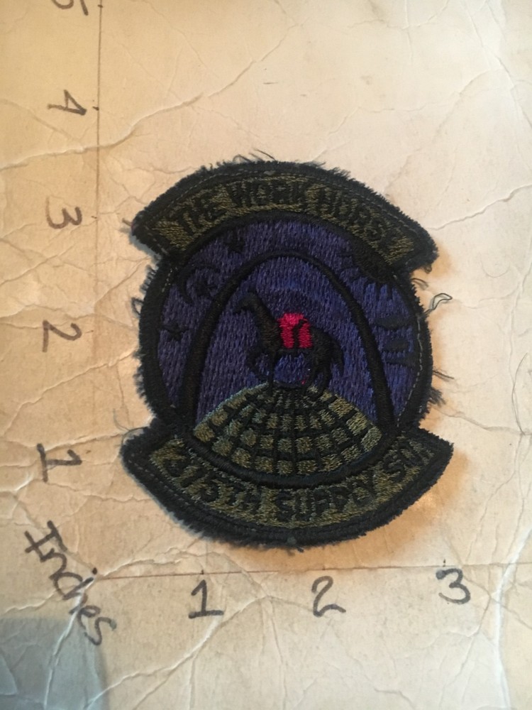 USAF  375th Supply Squadron subdued patch 7/12/25