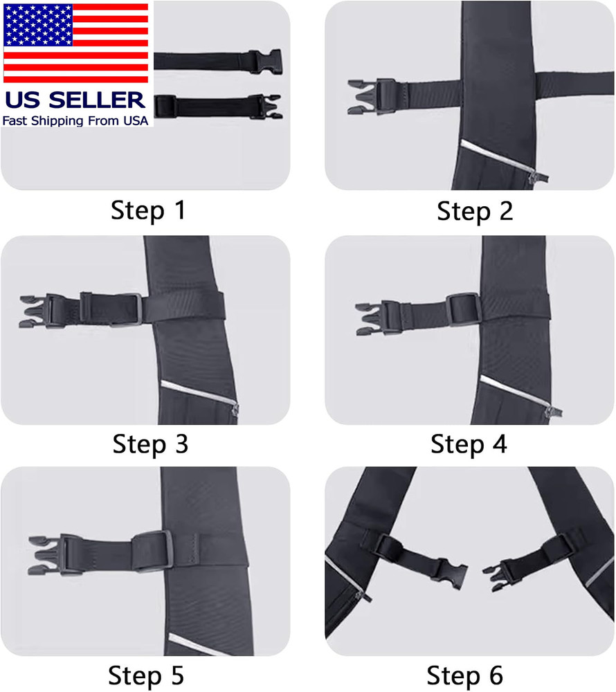 Adjustable Backpack Chest Strap Replacement Backpack Waist Strap Sternum Strap C