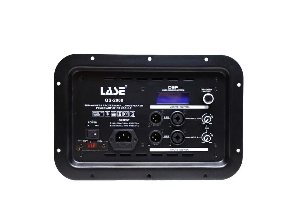 LASE Replacement Amplifier QS-2000 Module for QSC KS112 Power Sub Woofer Speaker