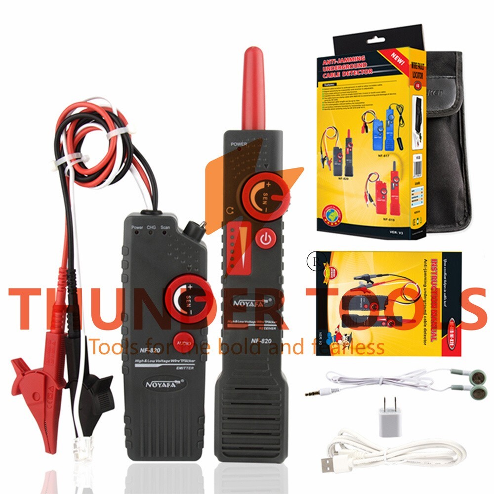 Thunder Tools NOYAFA NF-820 Anti-Interference Underground Cable Locator