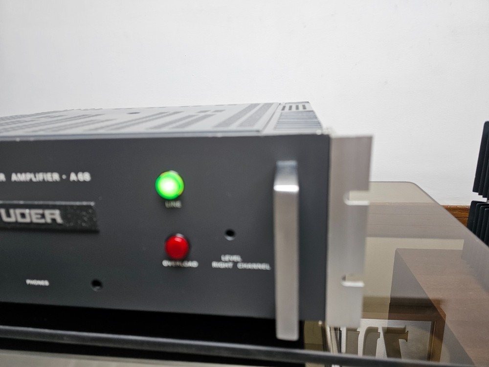 Power Studer A-68 Stereo Amplifier Serviced Operational