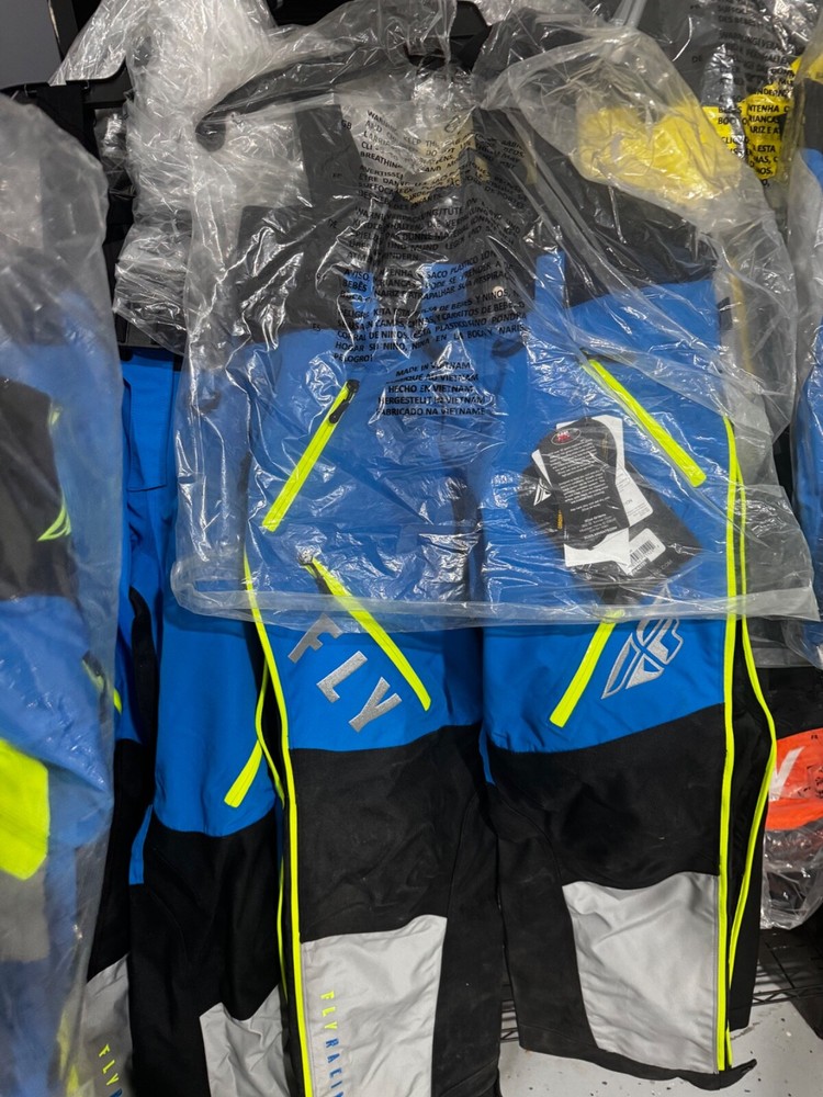 FLY RACING small SNX PRO JACKET BLACK BLUE small Snowmobiling