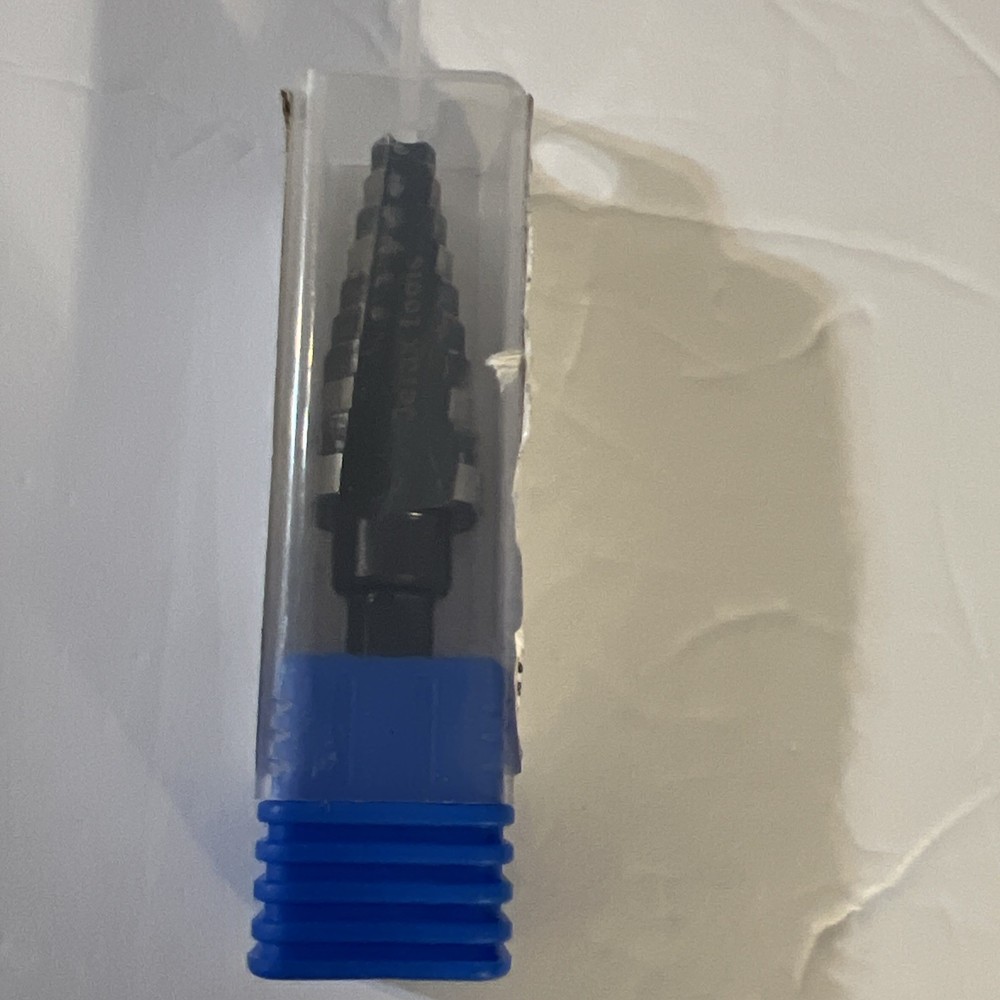 Jerax Tools 3/16”-7/8” Step Drill Bit Straight Grooved Double Fluted NEW