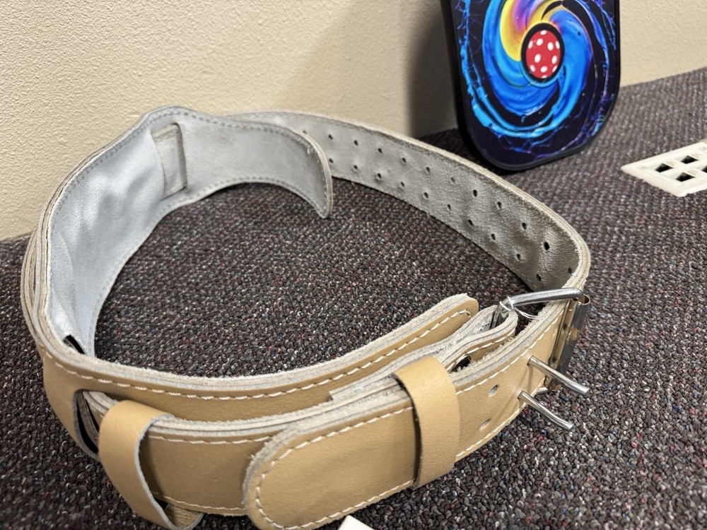 Multi grip Leather Adjustable Weight Lifting Belt