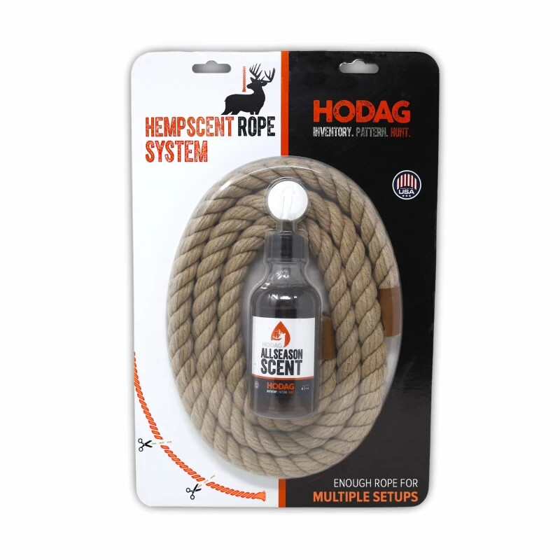 HODAG HEMPSCENT ROPE SYSTEM MULTIPLE SETUPS DEER LURE SETUP