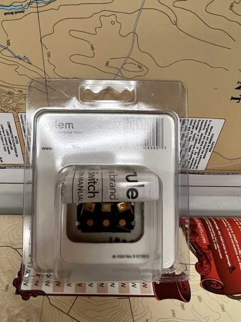 Rule #45 3-Way Panel Switch 32 Volts.