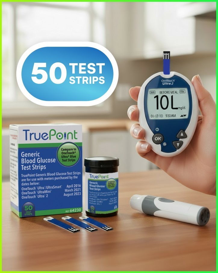 TRUE POINT - UNISTRIP 1 Blood Glucose Strips 200 Qty. Generic for ONE-TOUCH