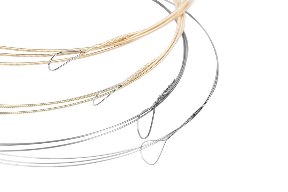 Banjo Strings 4 String, Alice 3 Sets String 09-30 AJ04(3PACK), Silver