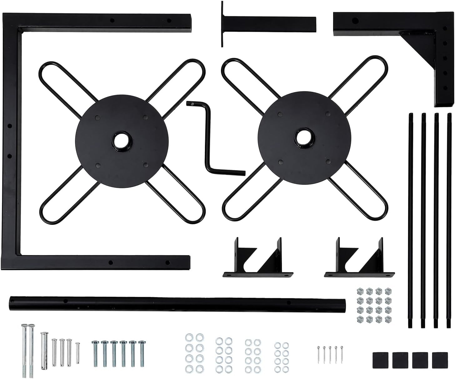 Barbed Wire Unroller with Bolts for Fencing, Farm, Ranch & Construction Projects