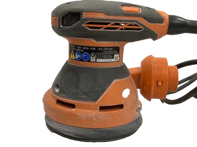 RIDGID R26011, 5 Inch, 120V Corded Random Orbit Sander
