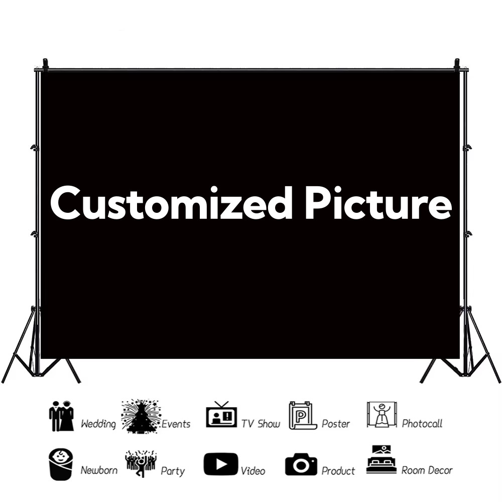 Background Personalized Backdrop Photography Christmas Prop For Custom Party
