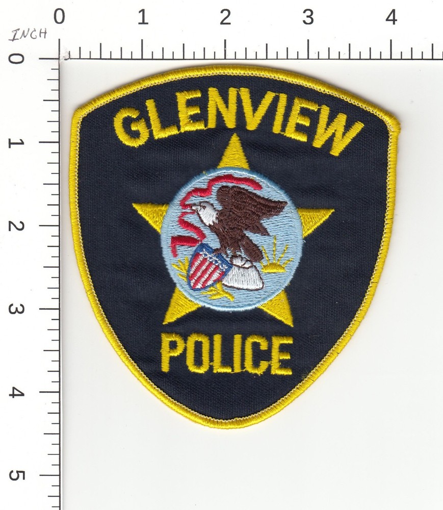 GLENVIEW ( RANK VERSION ) ILLINOIS COLLECTIBLE POLICE PATCH