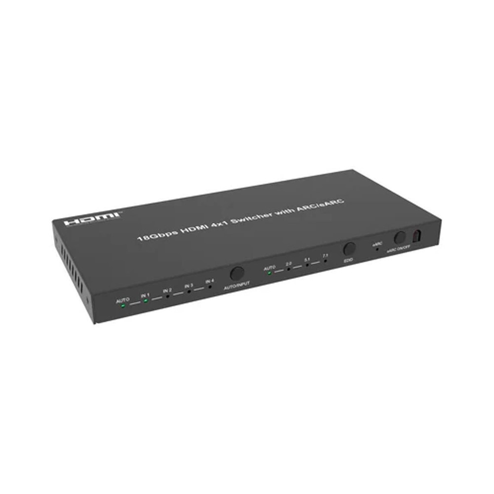 DVDO 4x1 4K HDMI 18Gbps Switcher with ARC, Black