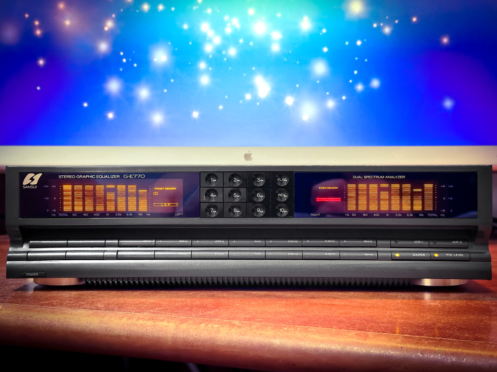 SANSUI G-E770 🌈RaRe🌈 Original Box Vintage Stereo Equalizer