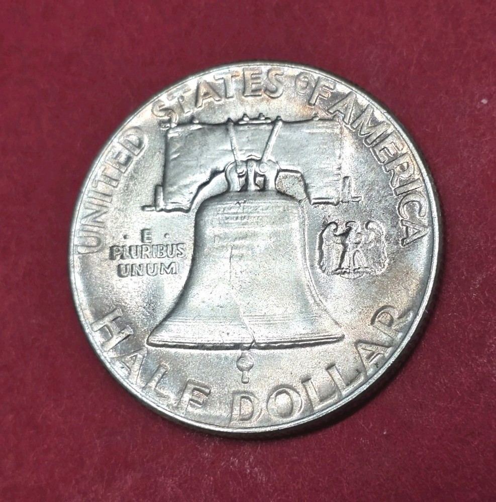 1954 Franklin Half Dollar Full Bell Lines MS Condition (Mid 60s).