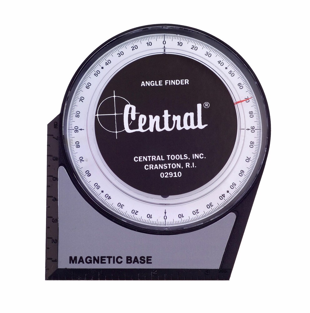 Central 6494A Angle Finder with Magnetic Base Tool