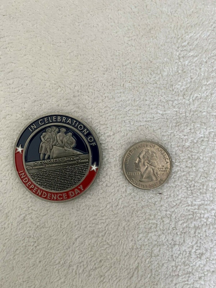 INDEPENDENCE DAY CHALLENGE COIN