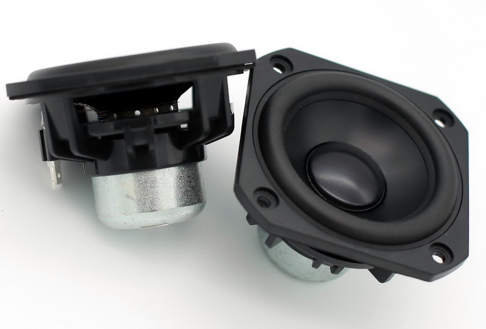 Pair 2peice peerless 3inch P830986 aluminun cone fullrange speaker