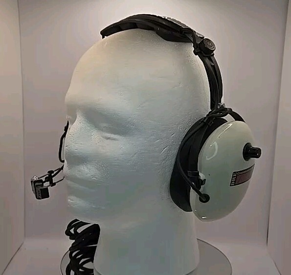 Vintage Aviation Headset ~ DRE Communication 1000 ~ Tested Working Great - EUC