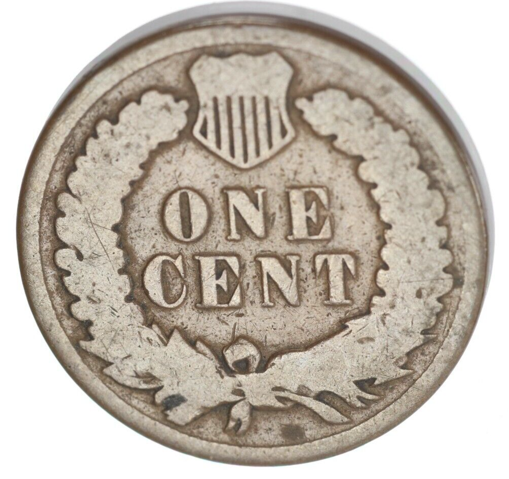 1890 Indian Head Cent Penny Lamination Error