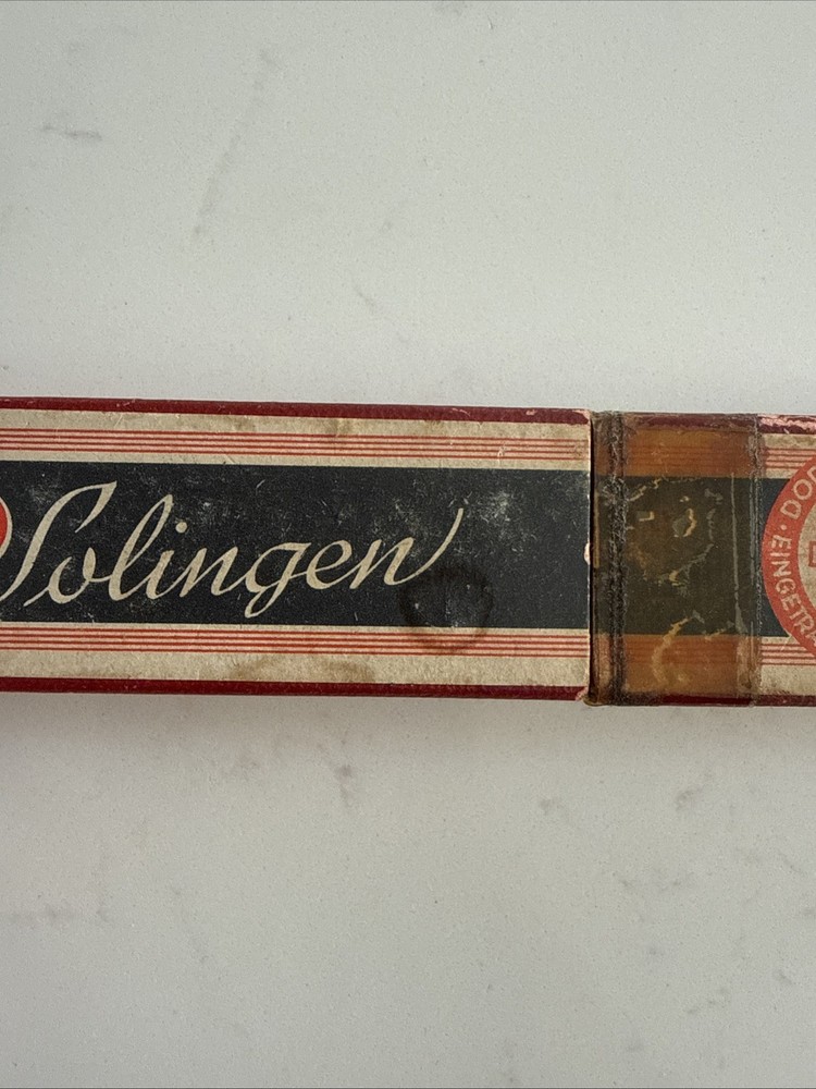 DORKO Solingen Straight Razor Made in Germany EMPTY BOX