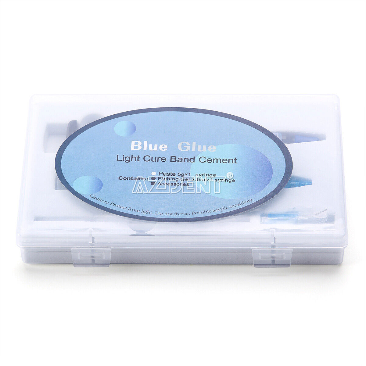 Dental Orthodontic Adhesive Light Cure Band Cement Blue Glue Kit For Brackets