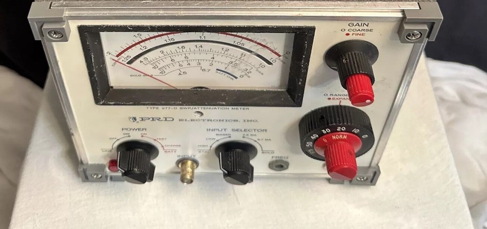 PRD Instrument 232 Low Frequency Slotted Section Carriages277D Attenuation Meter