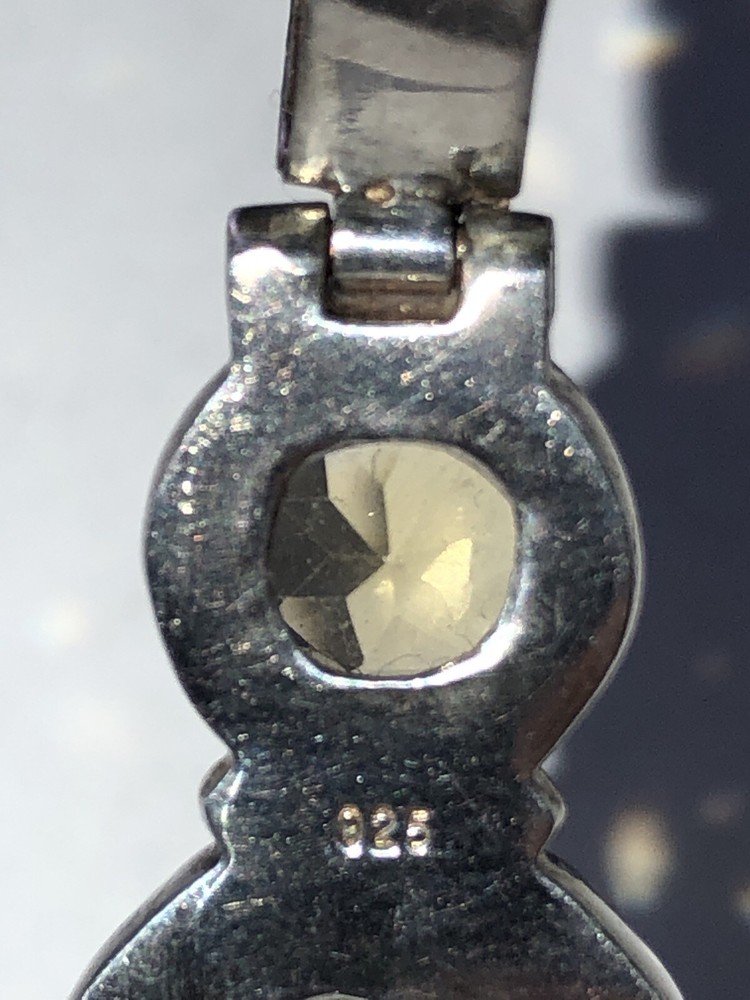 Handcrafted Mixed Gemstones Pendant 2”