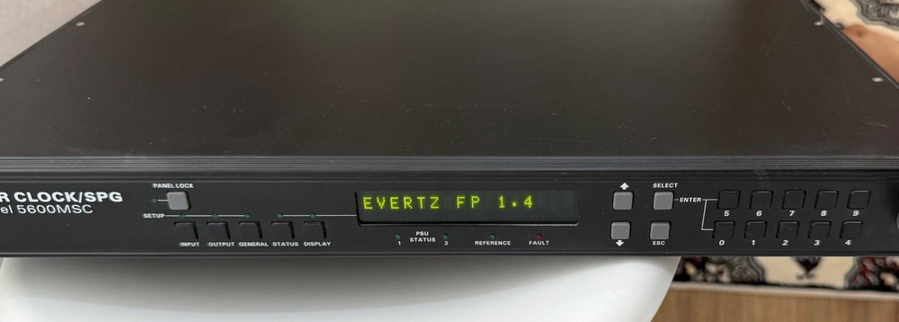 Evertz 5600MSC Master Clock/SPG Broadcast Quality Master Sync & Clock Generator