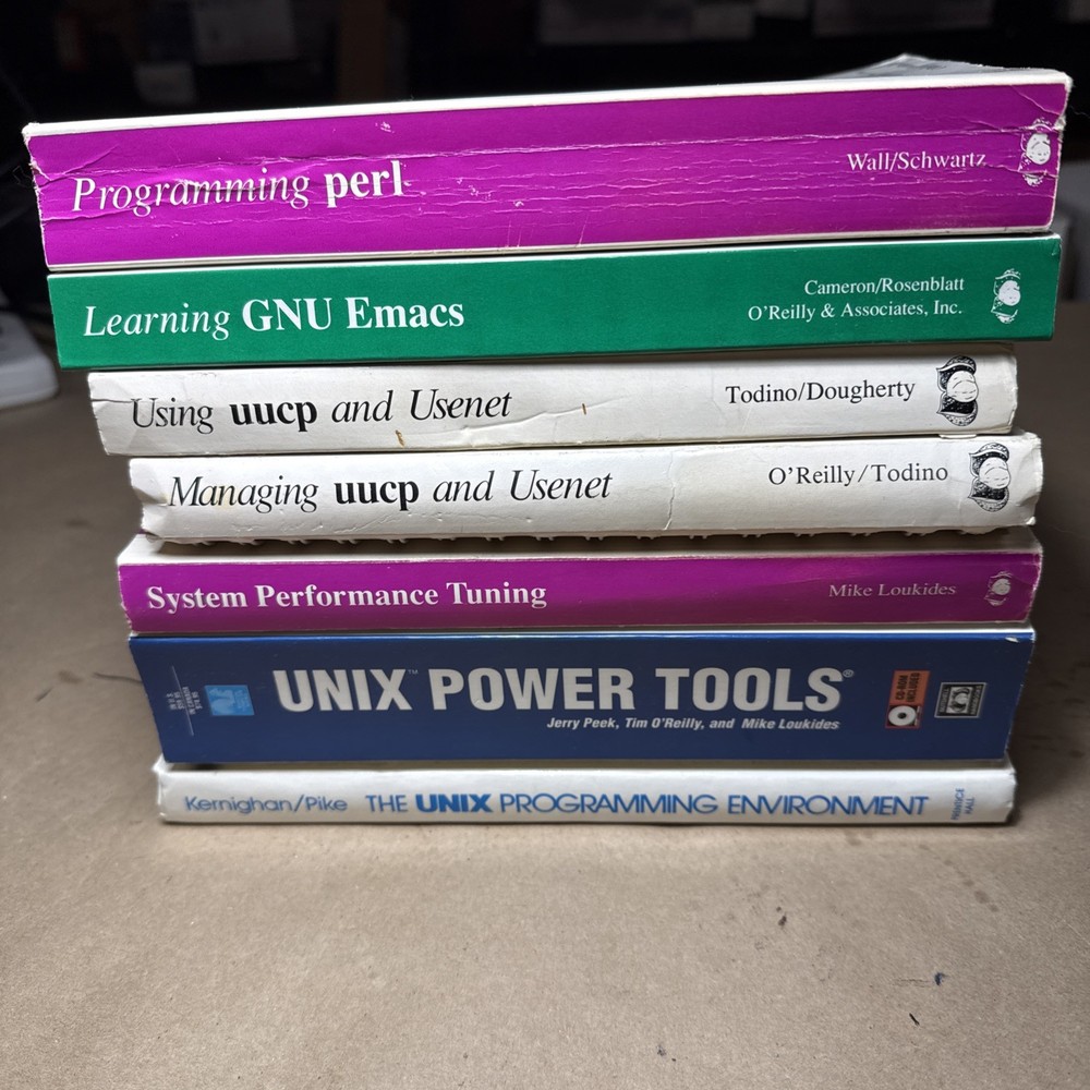UNIX Book Bundle Programming Enviroment Kernighan Power Tools UUCP more