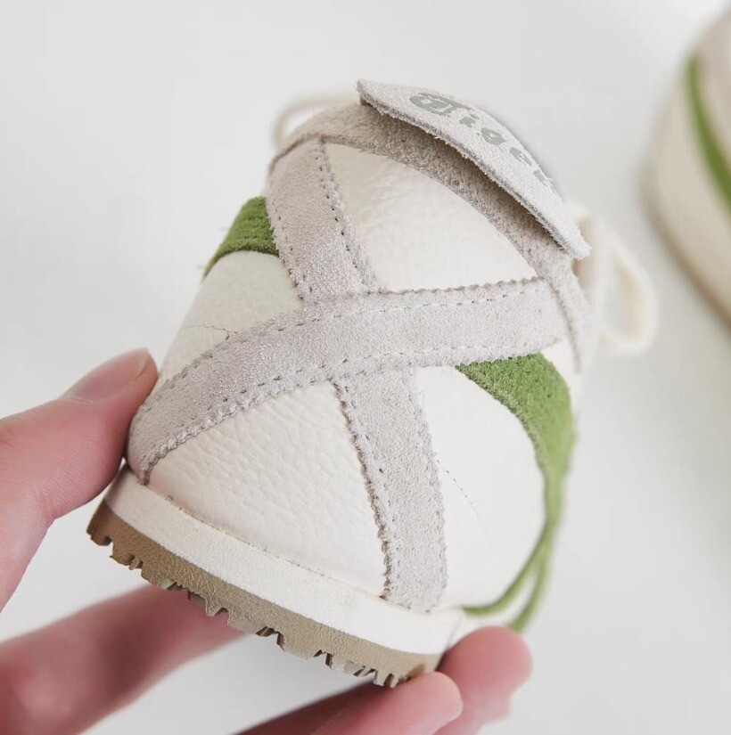 Classic Unisex Onitsuka Tiger MEXICO66 White Birch/Green Athletic Shoes Sneakers