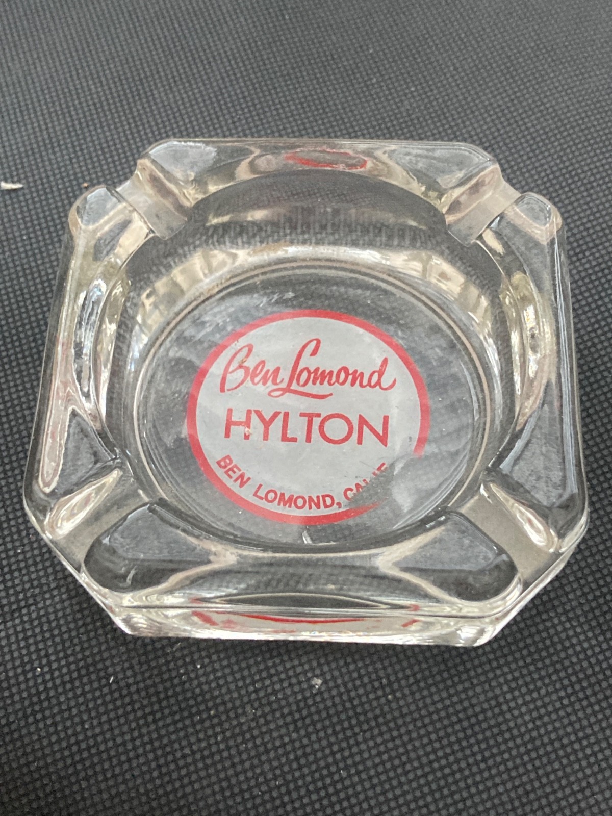 BEN LOMARD 1950s-60s Ben Lomond ASHTRAY  Hylton Ashtray Collectible Hotel