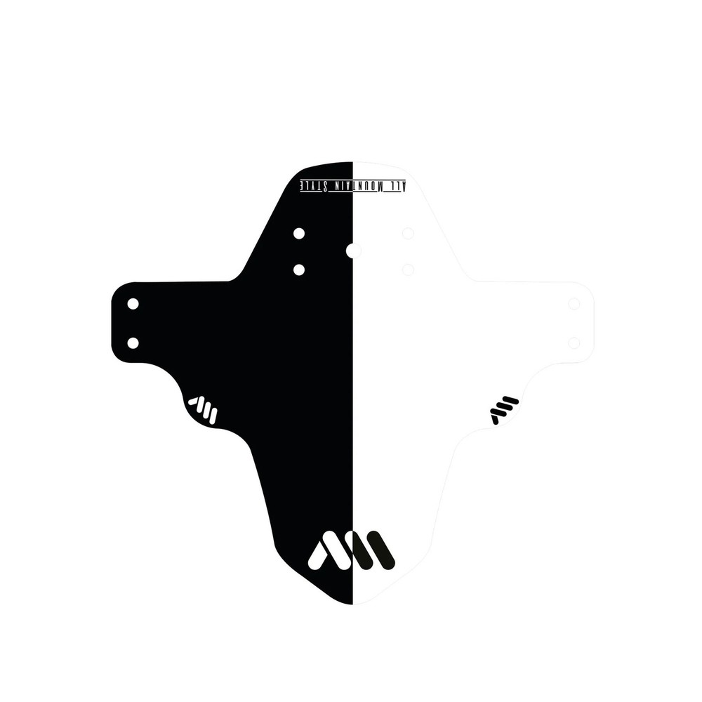 All Mountain Style Mud Guard, Black/White - 2020