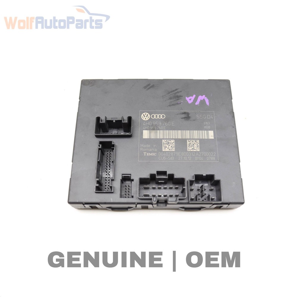 2011-2018 VW TOUAREG - Front SEAT Control Module 4H0959760E